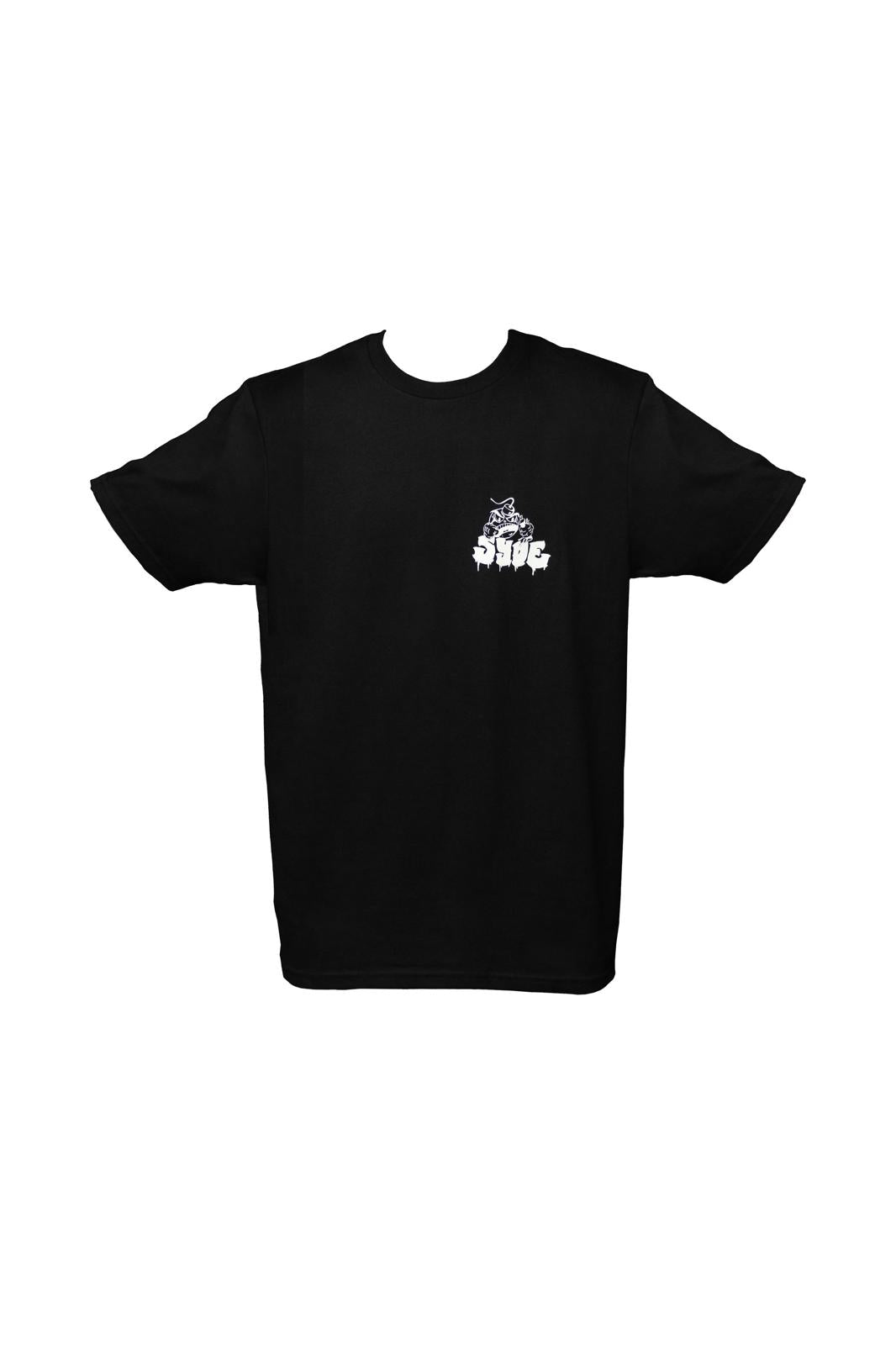 STREET BOMBER black short-sleeved tee