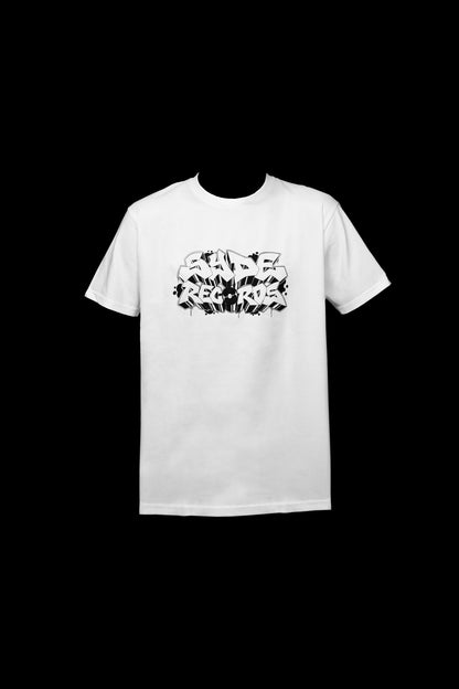 SYDE RECORDS white short-sleeved tee